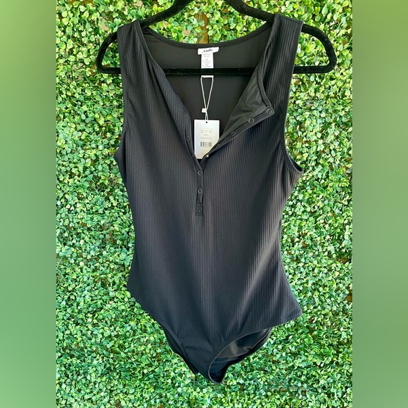 Andie Swim ‘The Malibu’ | Black - Ribbed | NWT - Current Style - Picture 10 of 16
